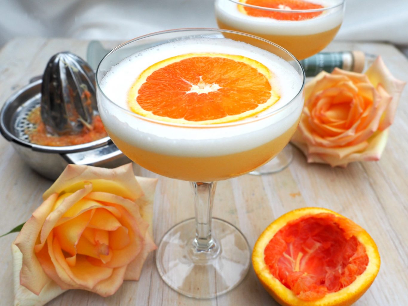 pisco, pisco cocktail, easy pisco cocktail, pisco sour, blood orange, blood orange cocktails, cocktails with egg whites, valentines day cocktails