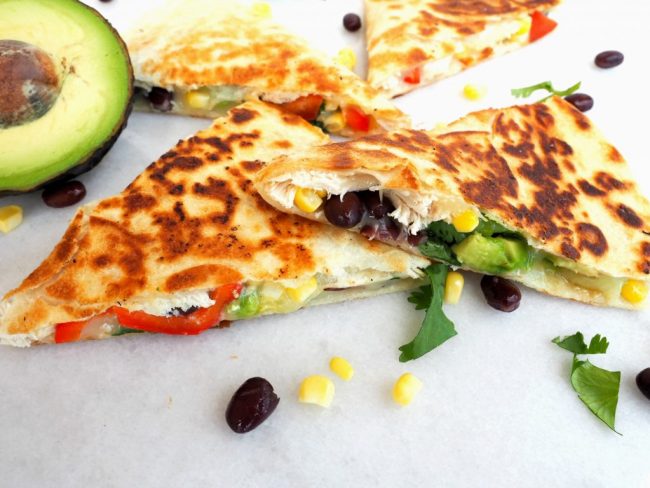 southwestern ideas, southwestern style dinner idea, quesadillas, easy quesadilla recipes, quesadilla idea, quesadilla with chicken, chicken quesadilla, corn and black bean quesadillas , summer dinner idea, easy dinner ideas