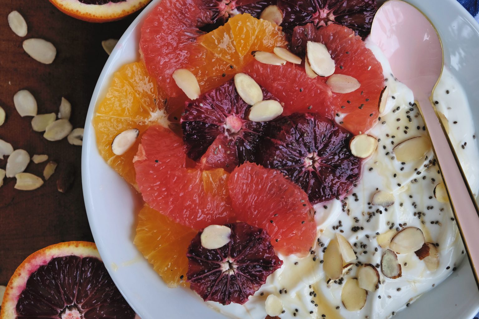 winter citrus recipes, citrus breakfast recipes, citrus recipes for breakfast, winter citrus ideas, easy breakfast ideas, yogurt breakfast recipes, easy breakfast recipes, yogurt recipes, citrus yogurt recipes, breakfast recipes easy, easy breakfast ideas, yogurt bowls, yogurt bowl recipes, how to make a yogurt bowl, free online breakfast recipes,