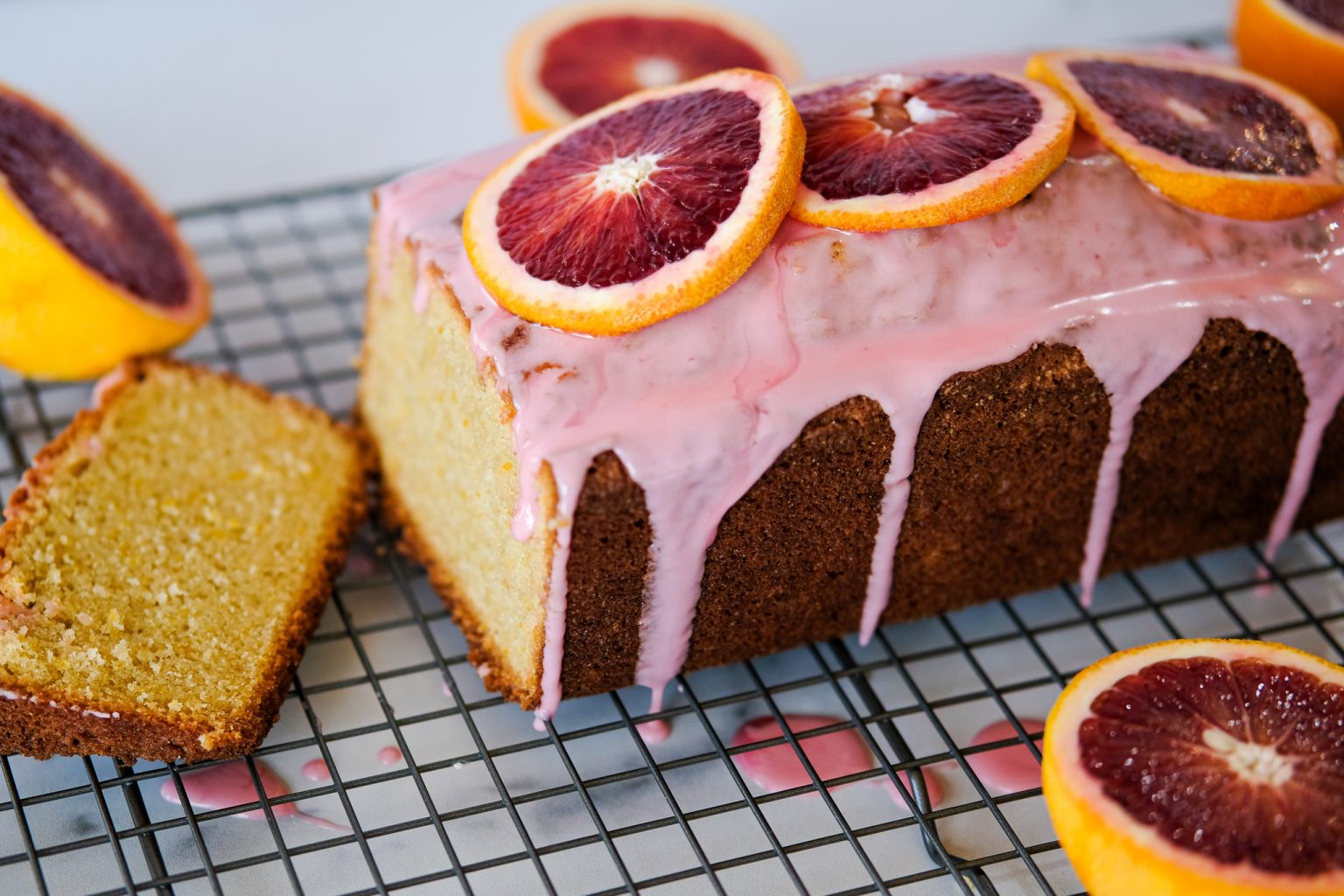 Blood Orange Loaf Cake blood orange cake, how to make a blood orange cake, easy blood orange cake, easy baking recipes, valentines day dessert recipes, easy dessert for valentines day, citrus cake, quick citrus cake, citrus loaf cake
