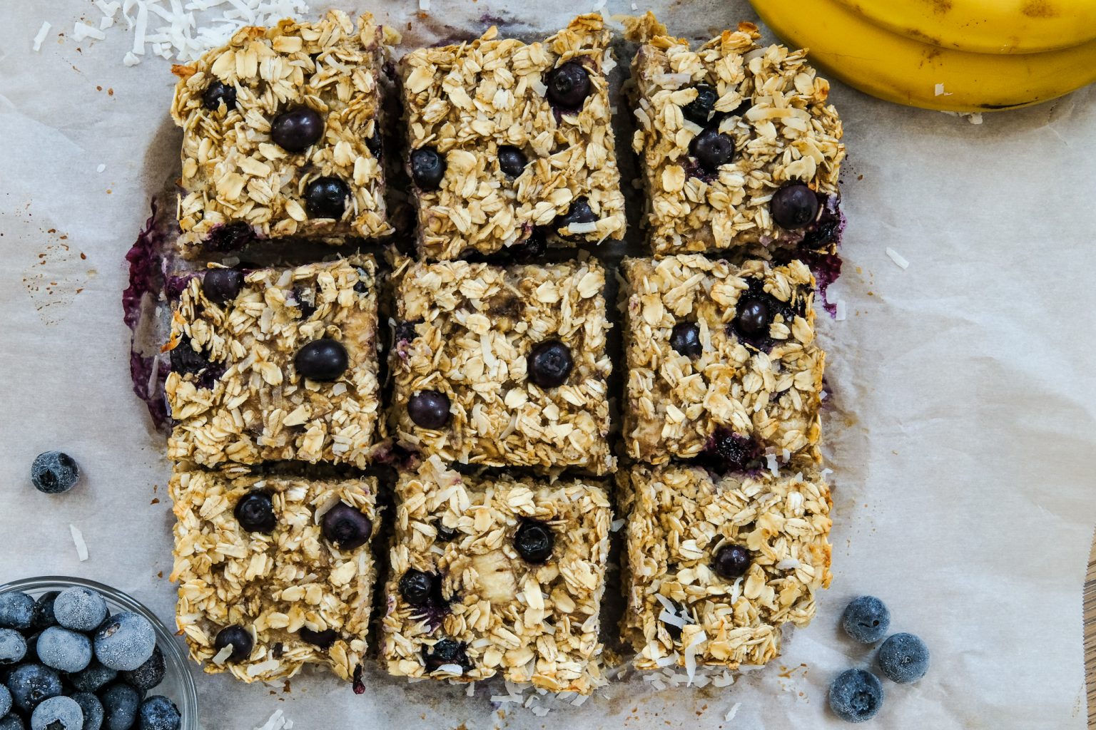 blueberry baked oatmeal, banana baked oatmeal, coconut baked oatmeal, easy baked oatmeal, healthy baked oatmeal, quick baked oatmeal, make ahead breakfast recipe, make ahead breakfast, breakfast on the go recipe,