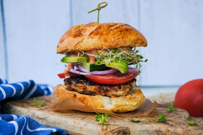 chicken burger, chicken ricotta burger recipe, homemade chicken burger, chicken burger recipe, white meat burgers, burger recipe without red meat, summer grilling recipes, dinner recipes for summer, summer recipe, summer grilling recipe