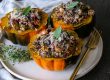 acorn squash, acorn squash recipe, stuffed acorn squash, stuffed acorn squash for fall, fall inspired dinner recipe, easy sides for thanksgiving, thanksgiving sides, side dish recipes, healthy dinner recipe, quinoa stuffed acorn squash recipe