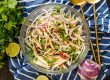 kohlrabi, kohlrabi recipes, easy kohlrabi recipes, kohlrabi side dish recipes, side dish recipes using kohlrabi, kohlrabi slaw recipe, spicy slaw, slaw recipe without mayonnaise, no mayo slaw, side dish recipes, vegan side dish recipes, easy vegan side dish recipes, summer side dish recipes