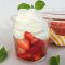 homemade whipped cream, how to make homemade whipped cream, basil infused whipped cream, basil whipped cream, macerated strawberries, dessert recipes for summer, summer dessert ideas