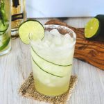 cucumber cocktail, cocktail recipe with cucumber, margarita, how to make a margarita, homemade margarita recipe, quick margarita recipe, elderflower margarita, cocktail recipe using elderflower, elderflower cocktail recipes, elderflower tequila cocktail, tequila cocktail, tequila cocktail recipe, elderflower cucumber margarita