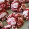 how to make crinkle cookies, crinkle cookies, red velvet cookies, how to make red velvet cookies, how to make red velvet crinkle cookies, homemade cookies, easy homemade christmas cookies, christmas cookies, delicious christmas cookies, red christmas cookies, festive christmas cookies, no roll christmas cookies