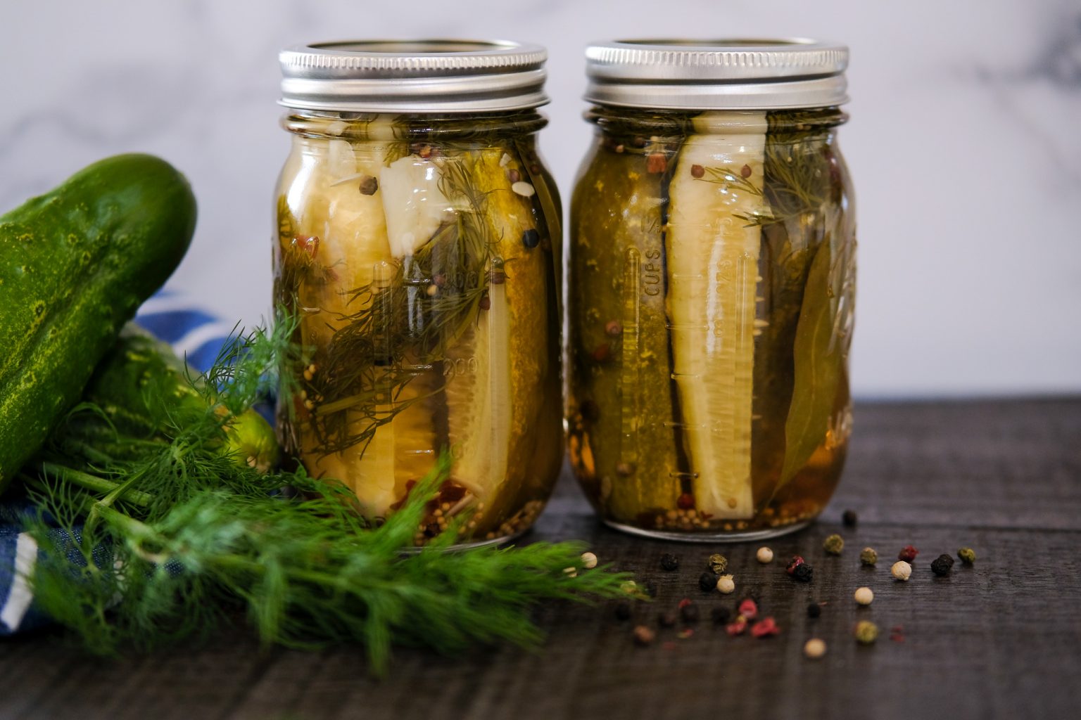 Homemade Zesty Dill Pickles