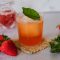 strawberry cocktail, basil cocktail, vodka cocktails for spring, spring inspired drinks, spring drinks, cocktails for spring, vodka drinks for spring, easy drinks for spring