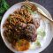 Lamb Meatballs recipe, easy lamb meatballs, one pot dinner recipe, one pan dinner recipe, easy dinner recipe, easter dinner recipe, easy easter dinner recipe, quick easter dinner recipe, whipped feta, farro, how to cook farro, farro recipe, farro risotto