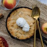 skillet apple cake, apple cake recipe, how to make apple cake, apple recipes, apple dessert recipes, dessert for two, easy dessert for two, fall dessert for two, autumn dessert for two, apple dessert for two