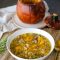 whole roasted pumpkin soup, pumpkin soup roasted in a pumpkin, soup recipe for fall, pumpkin soup, easy pumpkin soup recipe, pumpkin soup recipe not pureed, hearty pumpkin soup, fall soup recipe, fall soup recipe with pumpkin,