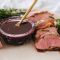 prosciutto wrapped pork tenderloin, pork tenderloin recipes, easy pork tenderloin recipe, sous vide pork tenderloin recipe, sous vide pork tenderloin recipes, how to sous vide pork, how to cook pork tenderloin, blackberry sauce recipe, blackberry demi glace sauce, homemade demi glace, homemade blackberry sauce