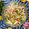 kohlrabi, kohlrabi recipes, easy kohlrabi recipes, kohlrabi side dish recipes, side dish recipes using kohlrabi, kohlrabi slaw recipe, spicy slaw, slaw recipe without mayonnaise, no mayo slaw, side dish recipes, vegan side dish recipes, easy vegan side dish recipes, summer side dish recipes